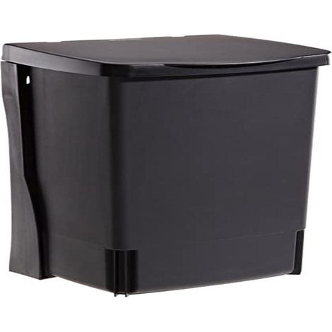 Brabantia Bidone da Armadio 10L Nero Funzionamento Silenzioso (1/5)