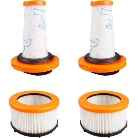 Filter für Rowenta X-FORCE FLEX 9.60, Filter für Rowenta X-FORCE FLEX 9.60 und X-NANO ESSENTIAL RH20xx, 2 Vorfilter + 2 Motorfilter, waschbare HEPA-Filter für ZR009010, ZR009012 (1/5)