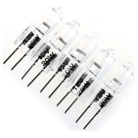 5 X G4 20W 12V Ampoule Halogene Ampoules de Lampe