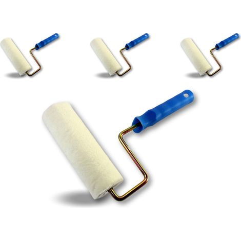 KIBROS R422180cx3 Set di 3 vernici laccate vellutate Ø 80 mm Larghezza rotolo 180 mm Pavimenti parete soffitti grandi superfici (1/5)