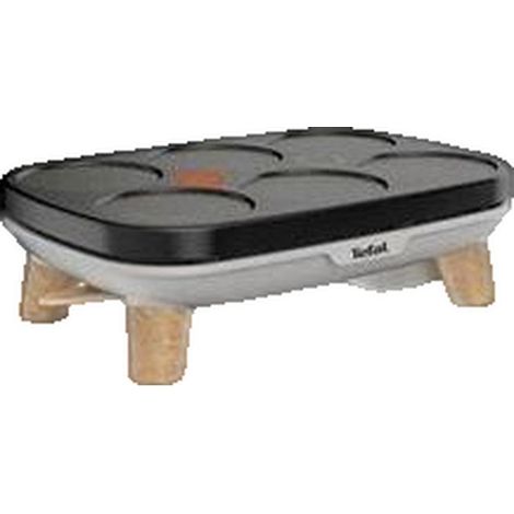 Tefal Gourmet Crepiera 2 piastre grigio 1100 W