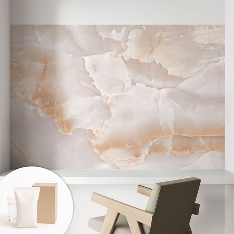 Papier peint intissé mural classique avec imprimé motifs décoratifs design élégant non‑tissé Motif en pierre 104x70 cm (1/5)