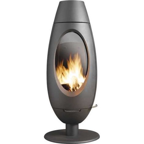 Invicta Ode Holzofen Anthrazit 10 kW (1/3)