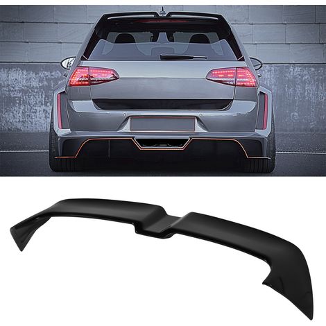 Modification auto 13-20 : Aileron arrière style Ottinger pour Volkswagen Golf 7/7.5 GTI, noir brillant (surdimensionné) (surpoids) (1/5)