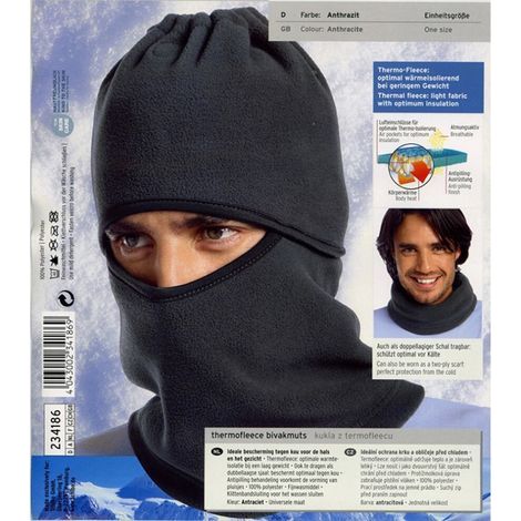 Écharpe-masque convertible : Offre chaleur et protection pour toutes les activités de plein air. (1/3)