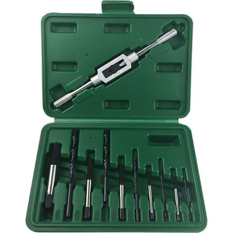 11-teiliges Schraubenausdreher-Set, Abbruchschraubenentferner, Bohrschablone, Bit-Werkzeuge (1/5)