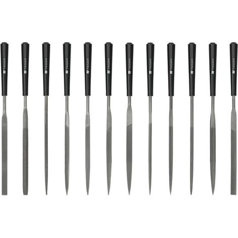 Jeu de 12 limes aiguilles, 140 mm, Teger (1/3)