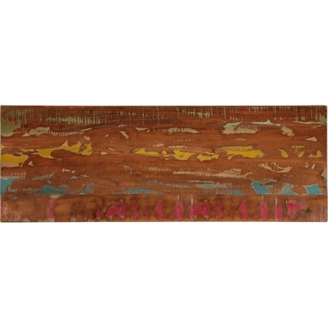 Tischplatte 140x60x2,5 cm Rechteckig Altholz Massiv