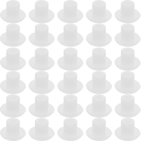 furniture buttons plastic covers dowel holes plugs round shelf white