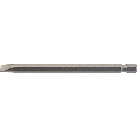 Draper 6mm 1/4 Hex. Plain Slot Insert Bit 100mm Long x 1 (64347) (1/5)