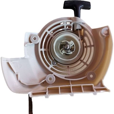 Ensemble de lanceur à rappel pour tronçonneuses Stihl MS 200T - Pièces de rechange d'origine pour le lanceur à rappel (poulie et corde) - Compatible avec les modèles MS200T et MS 200 T (1/2)