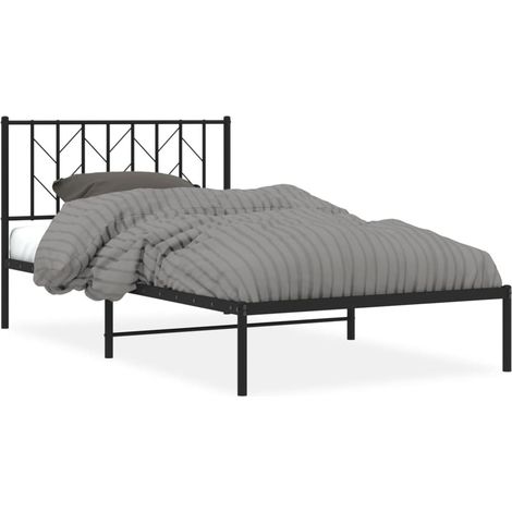 Maison Exclusive - Estructura cama sin colchón con cabecero metal (1/5)