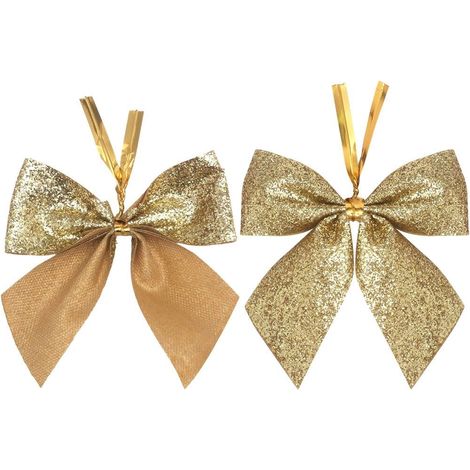 Ribbon - Noël - Polyester - Décor Accrochable pour Arbre de Noël - 50 Pièces (1/5)