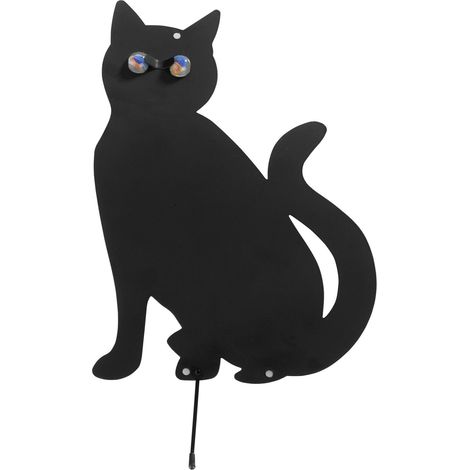 Lot de 2 épouvantails en forme de chat (1/2)