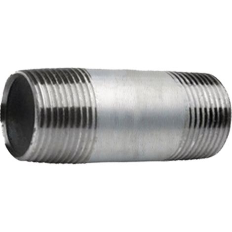 Raccord de tuyau galvanisé de 2 1/2 pouces (15 cm)