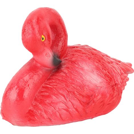 Décorations de flamant rose, ornements flottants pour étang à poissons, réservoir, cour, Patio, pelouse, petit repos rouge (1/5)