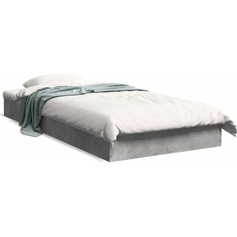 Maison Exclusive - Estructura de cama madera de ingeniería gris h (1/5)
