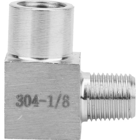 Raccord rapide coude BSPP femelle-mâle pour air et huile 1/8" (1/5)