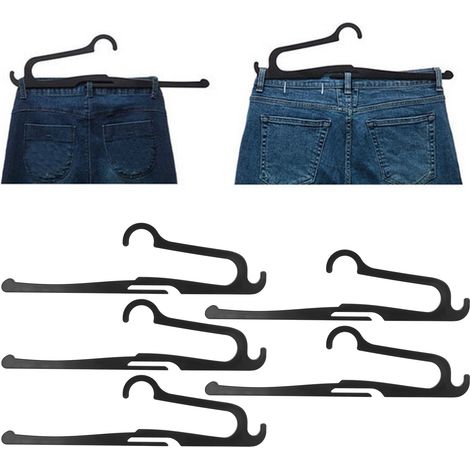 Porte-vêtements innovant en plastique multifonctionnel portable, organisateur de cintres pour la maison (1/5)