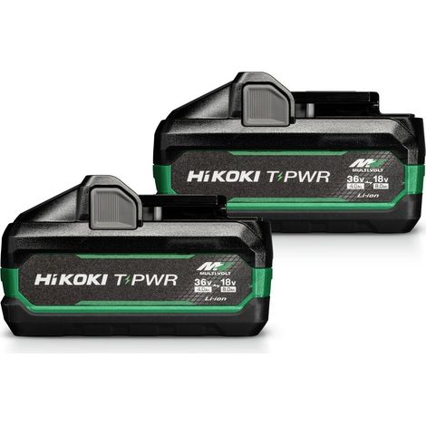 Pack 2 batteries MultiVolt BSL3640MVT 36V 4,0Ah/ 18V 8Ah HIKOKI 381993