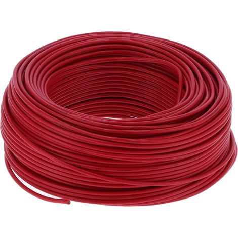 Câble électrique 7 conducteurs en cuivre PVC isolé, fil électronique 100 mètres BVV-1x1 AC300V