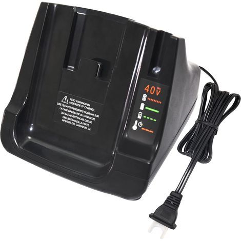 Convient pour Black and Decker 36V / 40V chargeur de batterie au lithium chargeur pour batterie lithium-ion : LBXR36LCS36 LCS40 36V LBXR36 LBX36 LBXR2036 LBX1540, etc. (1/5)