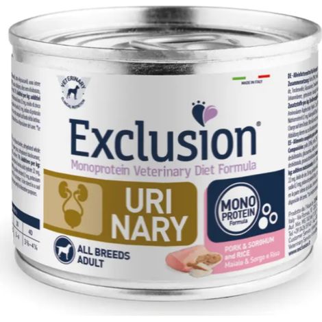 Umido Gatto Urinary - Maiale&Piselli 85g Exclusion