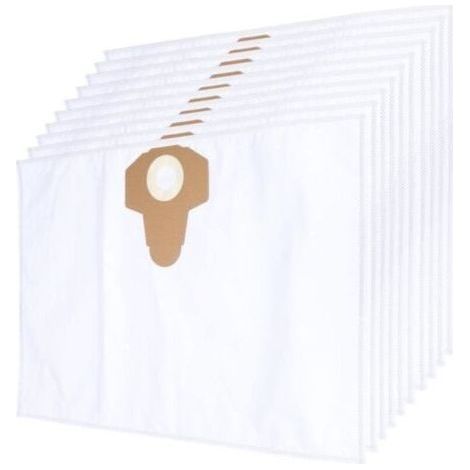 (Blanc)Sacs à aspirateur synthétiques 10 pièces pour DEXTER POWER 1500W Graphite 1500W 59G607 MacAllister 1400-30L Parkside PNTS 1250 --Karteo (1/3)