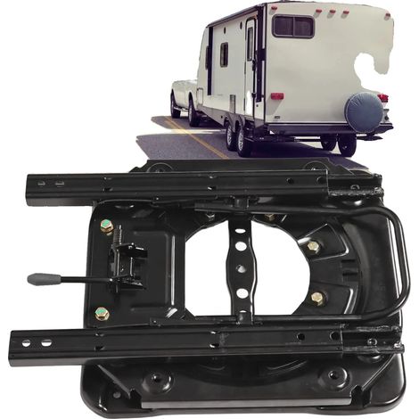 Base girevole per seggiolino auto, struttura in acciaio e plastica, rotazione a 360 gradi, dimensioni 14 x 14 x 5 pollici, portata massima 300 libbre, compatibilità universale. (1/5)