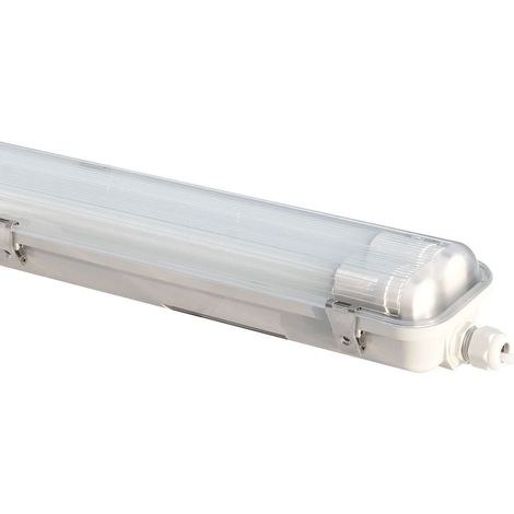 Kit 2 tubes néon LED 120cm CCT 3 couleurs + boitier étanche IP65 COSTA (1/5)