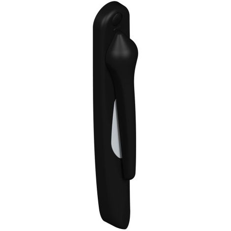 Poignée extérieure SEDUCTION 20° saillie réduite - CROISEE DS Gauche Noir A visser