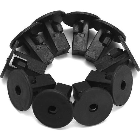 50 clips de fixation pour pare-chocs intérieur de voiture, rivets à pression 8x8,2 mm (1/4)