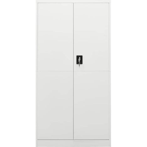 Maison Exclusive - Armadio con Ripiani Bianco 90x40x180 cm in Acciaio (1/5)