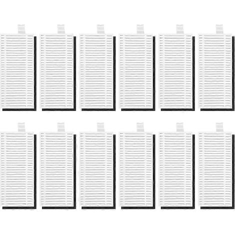 12 Stück HEPA-Filter-Ersatz für Lefant M3 Saugroboter-Zubehör, waschbarer Filter (1/4)