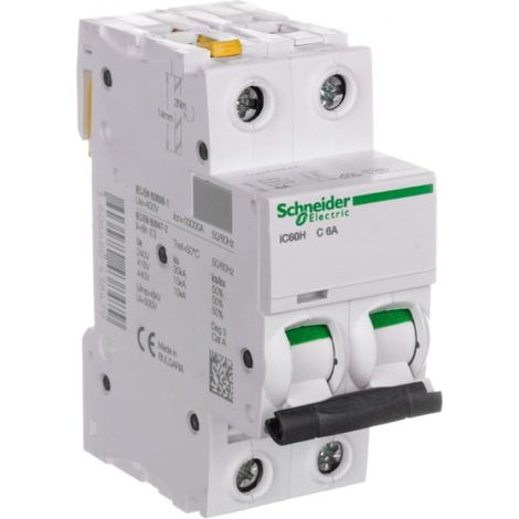 Interruttore Schneider Electric A9F07206 bianco 6 ampere
