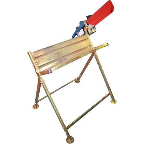Chevalet De Tronçonnage En Acier Galvanisé Avec Mécanisme De Fixation De La Tronçonneuse - Largeur:92 Cm- Hauteur:86 Cm (livré S