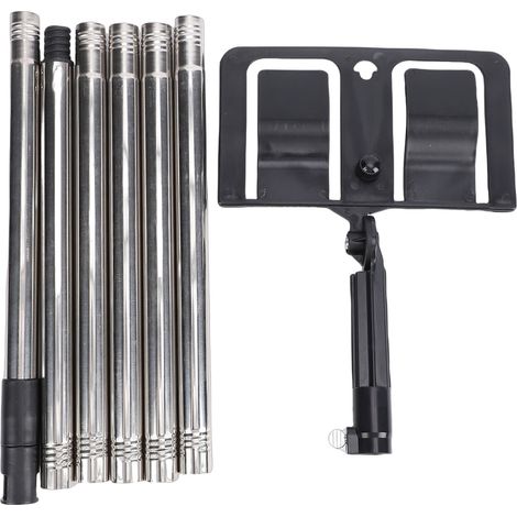 Porte protection pulvérisateur orientable multifonction pour peinture avec tige allonge inox 190 cm pour papier carton plastique métal (1/5)