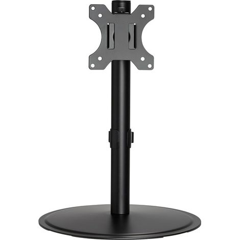 Braccio da scrivania regolabile per monitor da 17'' a 32'' in nero, compatibile con schermi singoli (1/5)