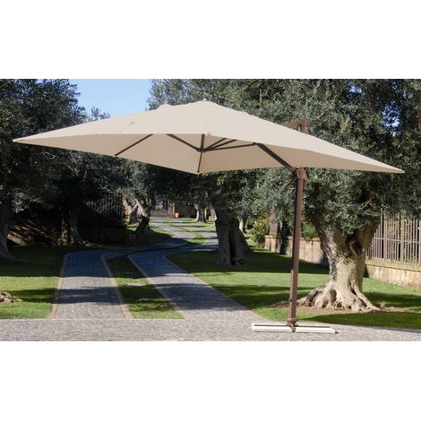 Ombrellone Senso 3x3 Mt struttura Alluminio col. ecru orientabile M0430-33 (1/4)