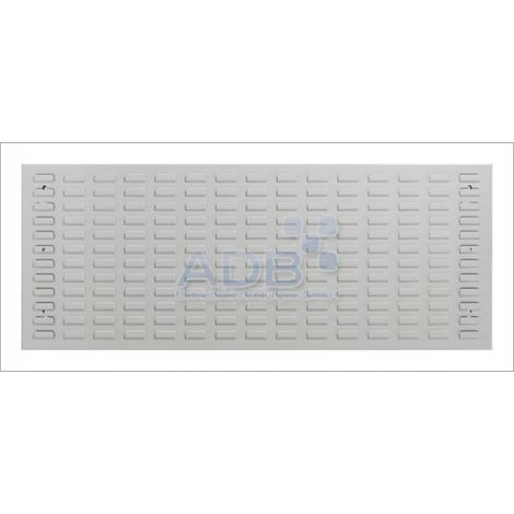 ADB Schlitzplatte waagerecht 1177 x 456 mm Grau Werkzeugwand Werkstattwand (1/4)