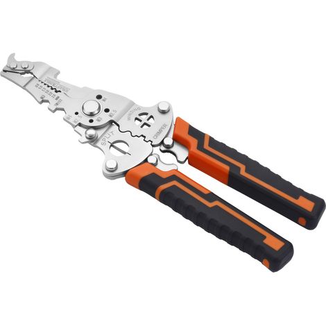 Pinza pieghevole multifunzione, spelafili e crimpatrice KD12693 (1/5)