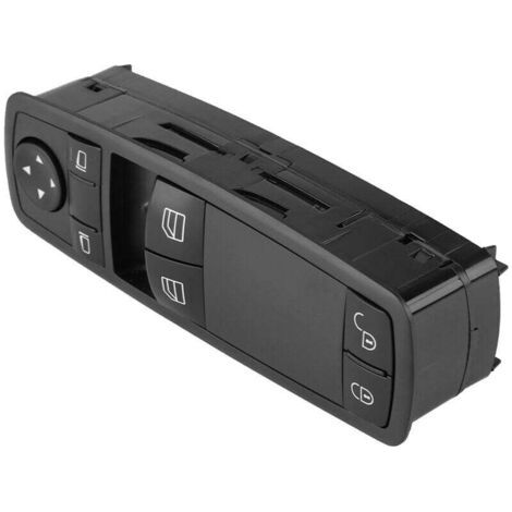 BARKBUSTERS Interrupteur de lève-vitre électrique maître Console de commande de lève-vitre électrique ABS pour A W169 B W245 ML W164 R W251 GL X164 A1698206410 (1/4)