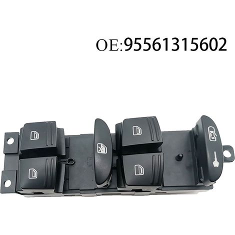 The reference number 95561315602 is suitable for the window regulator switch 7L5959857B of older Porsche Cayenne models. (1/4)