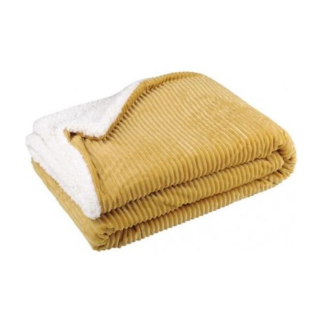 Stoff Plaid Ernest 130x150cm Schiefer - Stoff