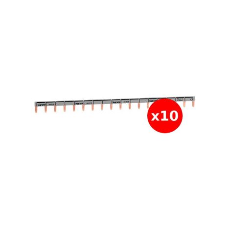 LEGRAND - LOT - Peigne HX optimisu00e9 uni long. 18 Modules - Ru00e9f : 404928X10 (1/3)
