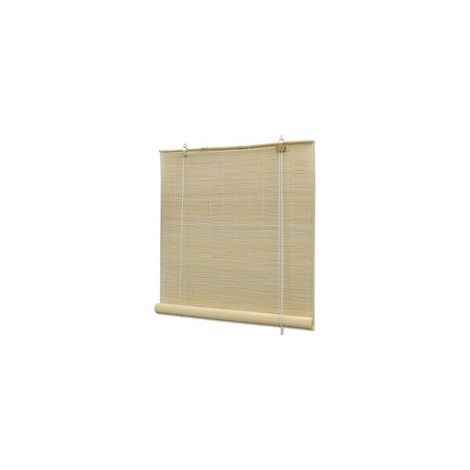 Store enrouleur en bambou naturel, 150 x 220 cm - Crezuo (1/4)