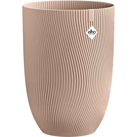 Pot de fleur haut - ELHO - Sereh Haut 30 - 22 L - L 30 x B 29.5 x H 41 cm - Marron - Balcon/intérieur/extérieur (1/4)