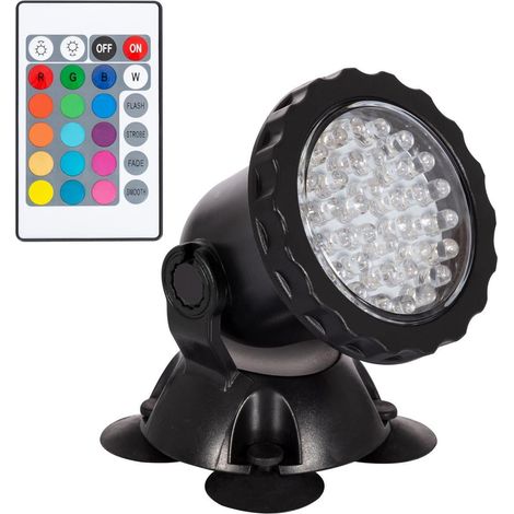 Foco Acuario LED 3.5W Sumergible IP67 con Mando  3.5 W