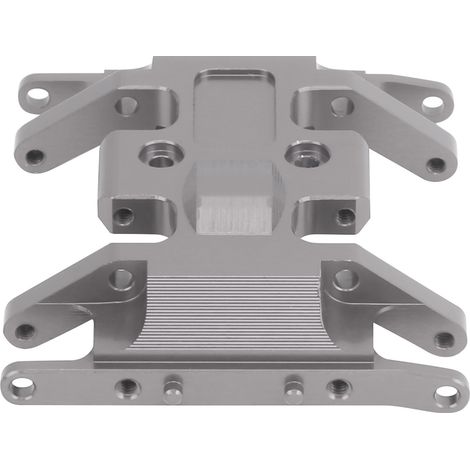 Getriebehalterung aus Aluminiumlegierung, Chassis-Grundplatte, für Axial SCX24 90081 1/24 RC-CarTitanium (1/5)