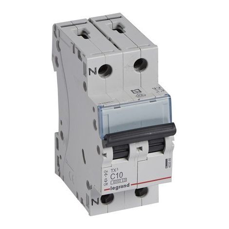 Interruttore automatico TX3 6kA-CP + N 10A